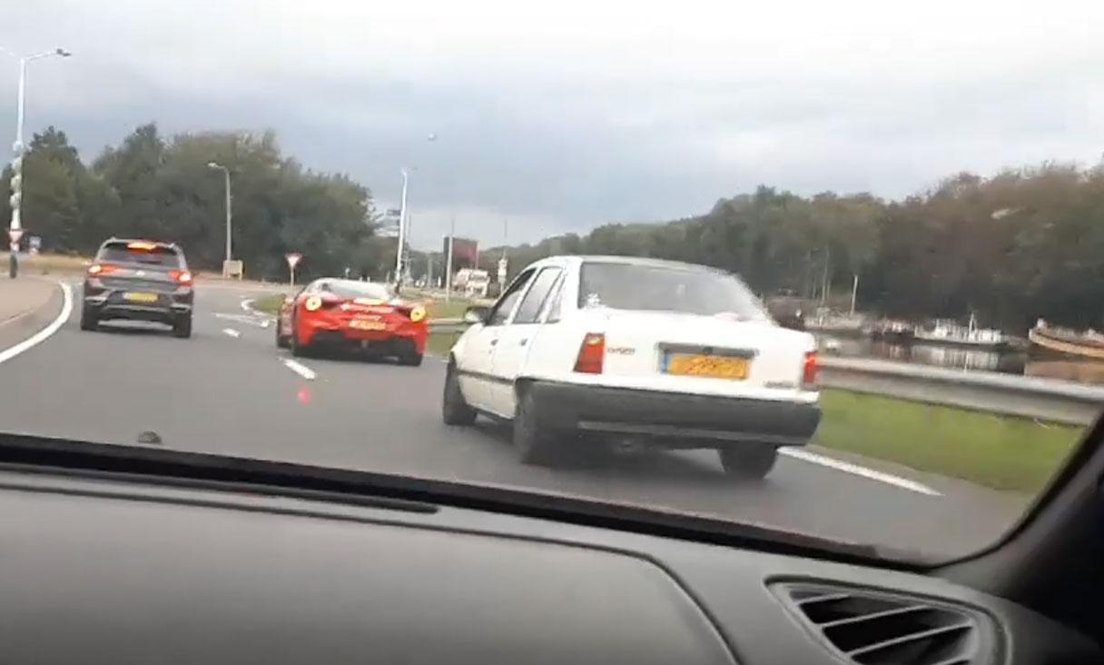 Opel Kadett Sedan Racing A Ferrari 4 Turbo And Stance