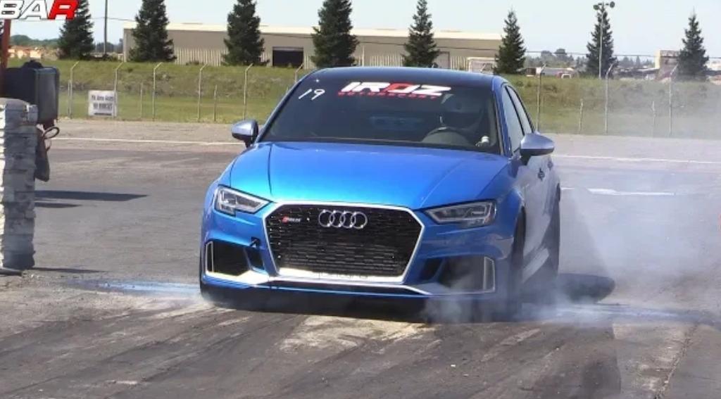 First Audi RS3 in the 8 Seconds on the 1/4 mile! Turbo and Stance