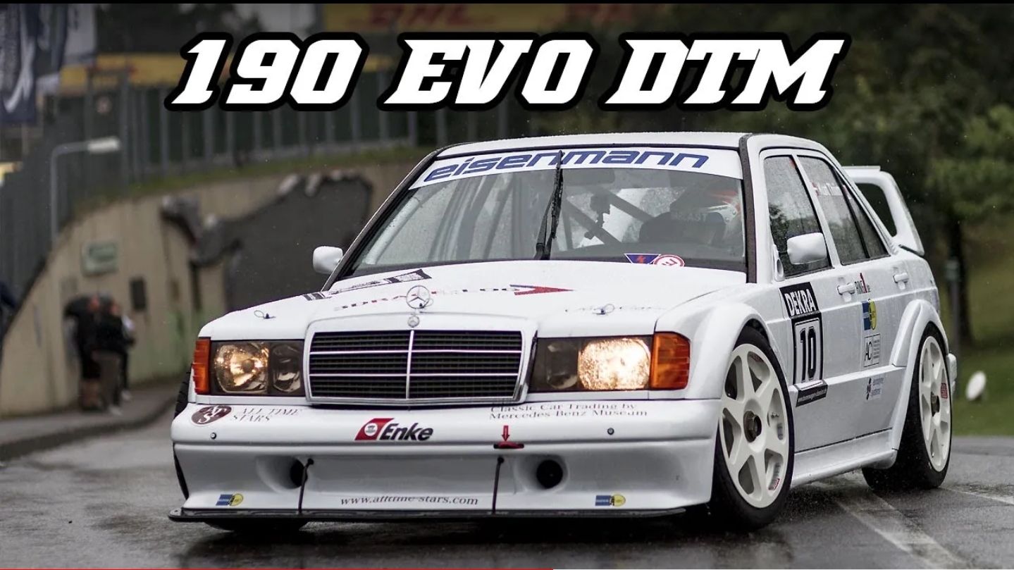 Mercedes-Benz 190E EVO 2 DTM - great intake sounds - Turbo 