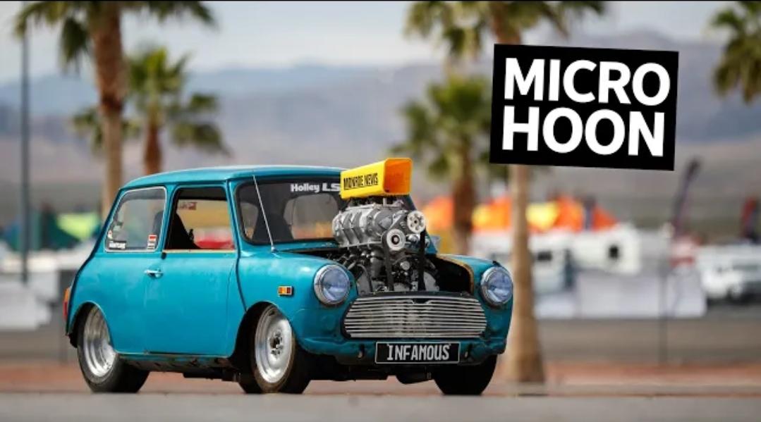 Insane 600HP Supercharged V8 Powered Mini Cooper Burnout Monster