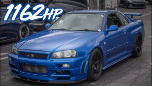 1162HP Skyline R34 GTR Godzilla