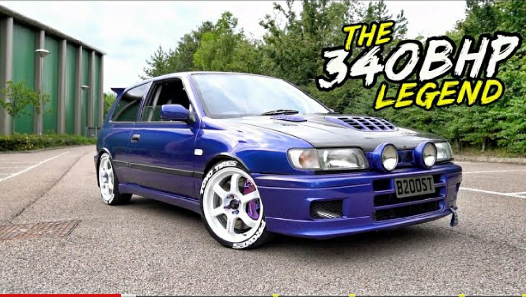 340HP Nissan Sunny GTi-R is one BadAss Hatch - Turbo and Stance