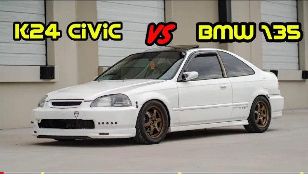 K24 Swapped Honda Civic Battles The Streets Turbo And Stance