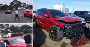 Skyline Trackhawk Crash