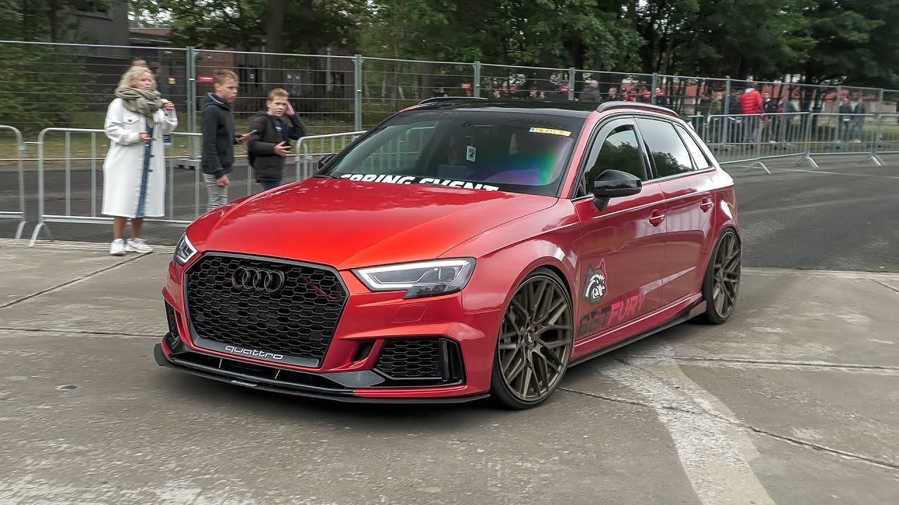 670HP TTE700 Audi RS3 8V Sportback With Decat Milltek Exhaust - Launch ...